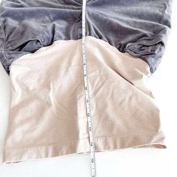 A Pea In The Pod Women's Secret Fit Full Panel Maternity  Jeans Gray Velvet Smal - Picture 9 of 9